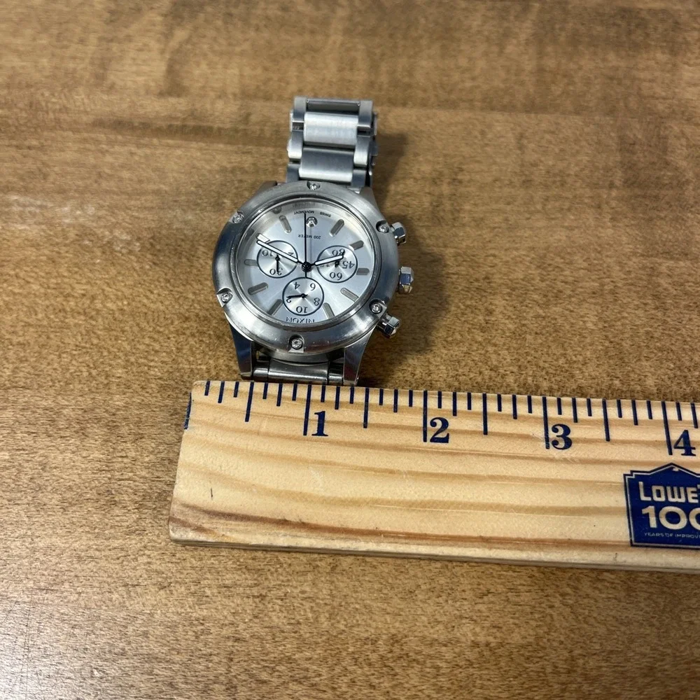 NIXON Bling The Camden Chrono 12A-S Swiss‎ Movement Watch - Needs Battery